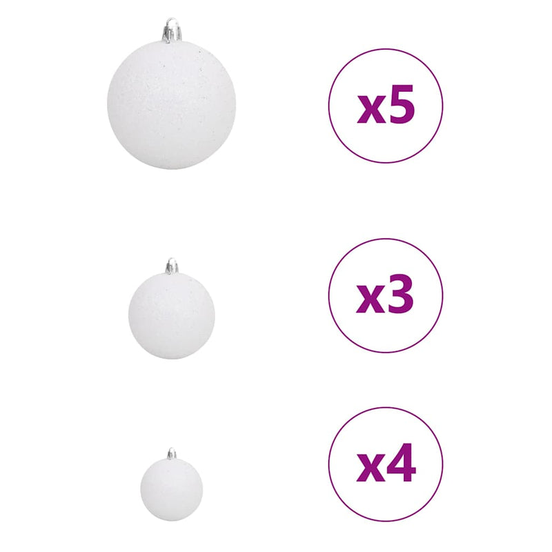 vidaXL Mű karácsonyfa with Decorative String Lights Zöld 120 cm PVC