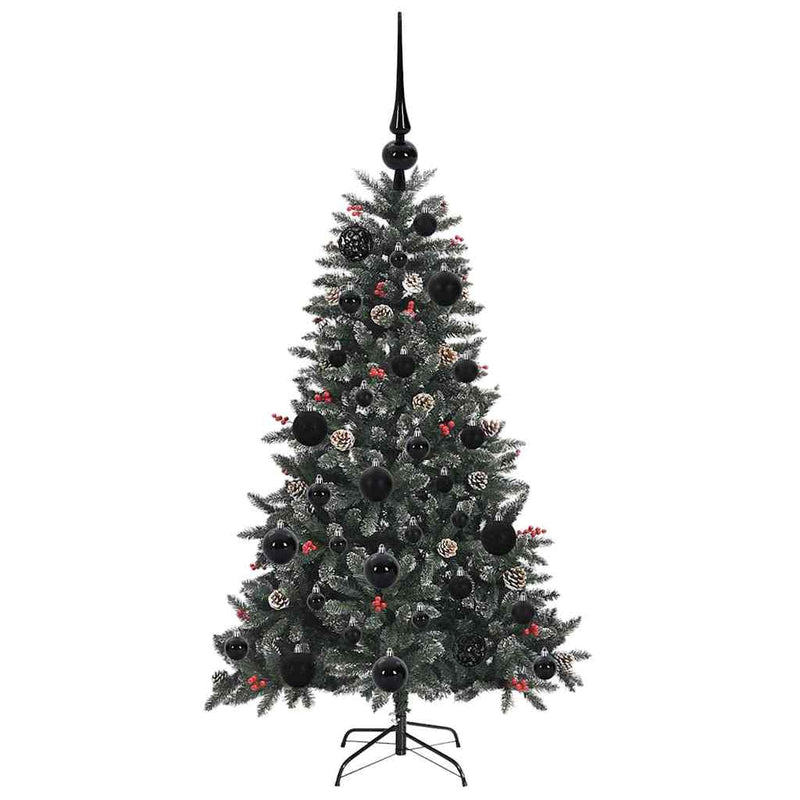 vidaXL Mű karácsonyfa Zöld 68 x 68 x 120 cm PVC és Műanyag és Acél