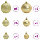 vidaXL Mű karácsonyfa Zöld 68 x 68 x 120 cm PVC és Műanyag és Acél