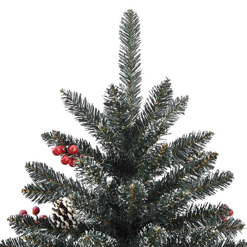vidaXL Mű karácsonyfa Zöld 68 x 68 x 120 cm PVC és Műanyag és Acél