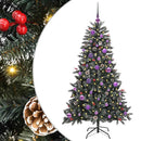 vidaXL Mű karácsonyfa 150 LED-del Zöld 150 cm PVC és Műanyag és Acél