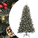 vidaXL Mű karácsonyfa Zöld 99 x 99 x 180 cm PVC és Műanyag és Acél