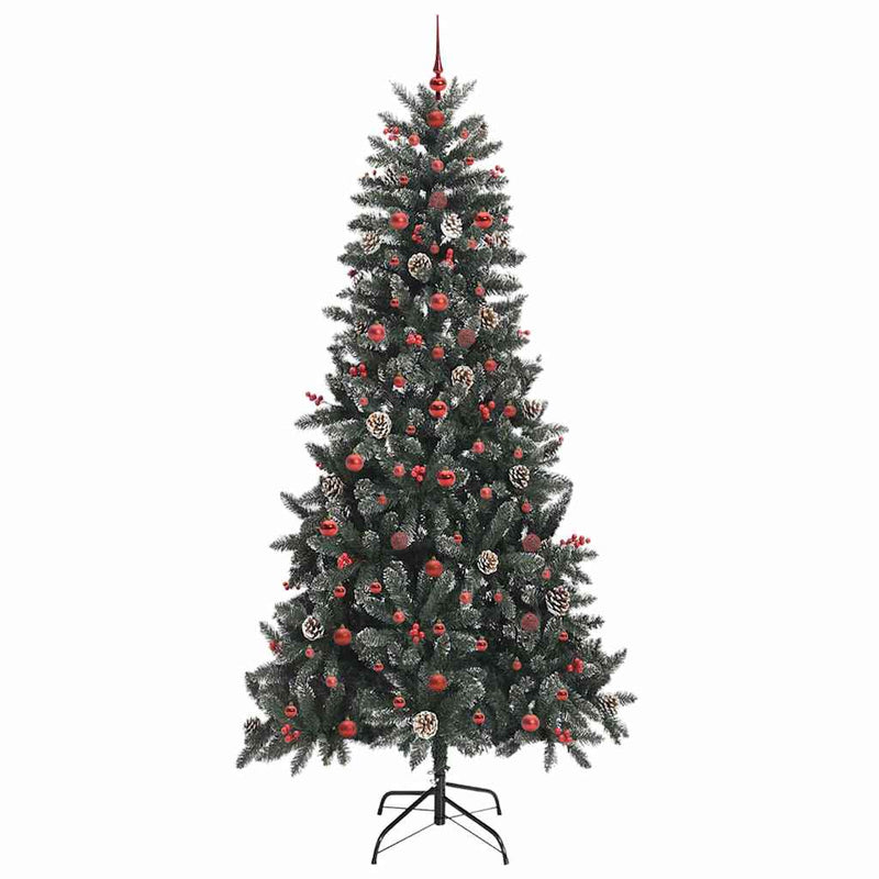 vidaXL Mű karácsonyfa 300 LED-del Zöld 129.5 x 129.5 x 240 cm