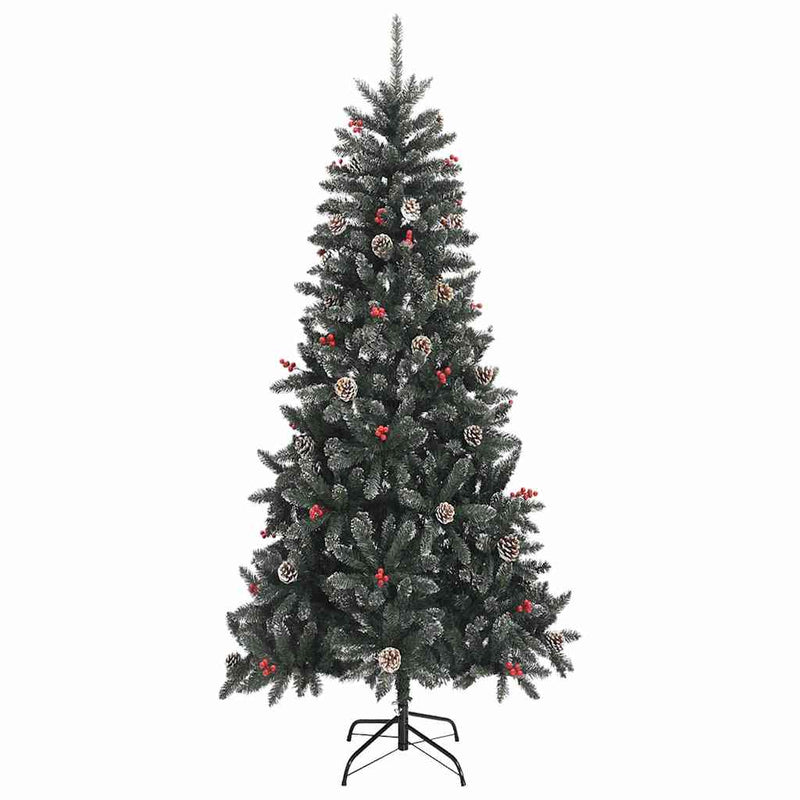 vidaXL Mű karácsonyfa 300 LED-del Zöld 129.5 x 129.5 x 240 cm