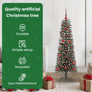 vidaXL Mű karácsonyfa 150 LED-del Zöld 120 cm PVC és Műanyag és Acél