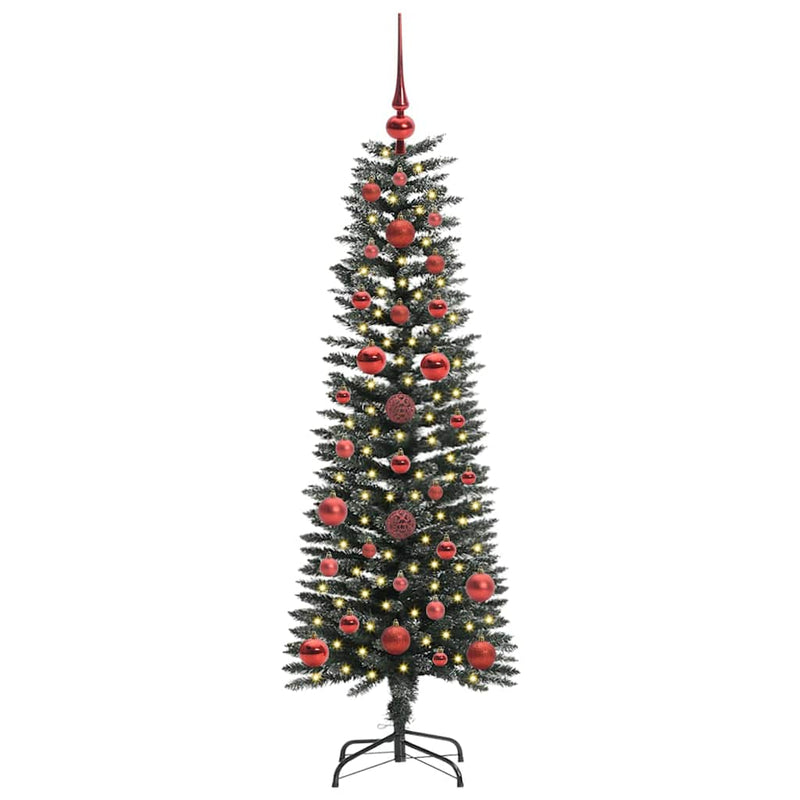 vidaXL Mű karácsonyfa Zöld 40,5 x 40,5 x 120 cm PVC és Műanyag és Acél