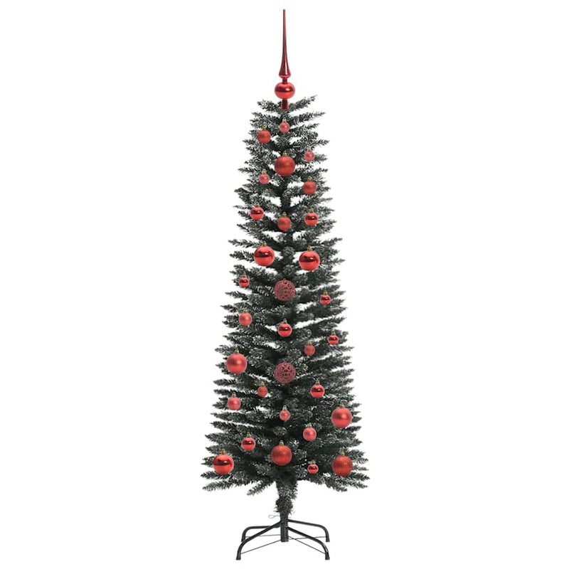 vidaXL Mű karácsonyfa Zöld 40,5 x 40,5 x 120 cm PVC és Műanyag és Acél
