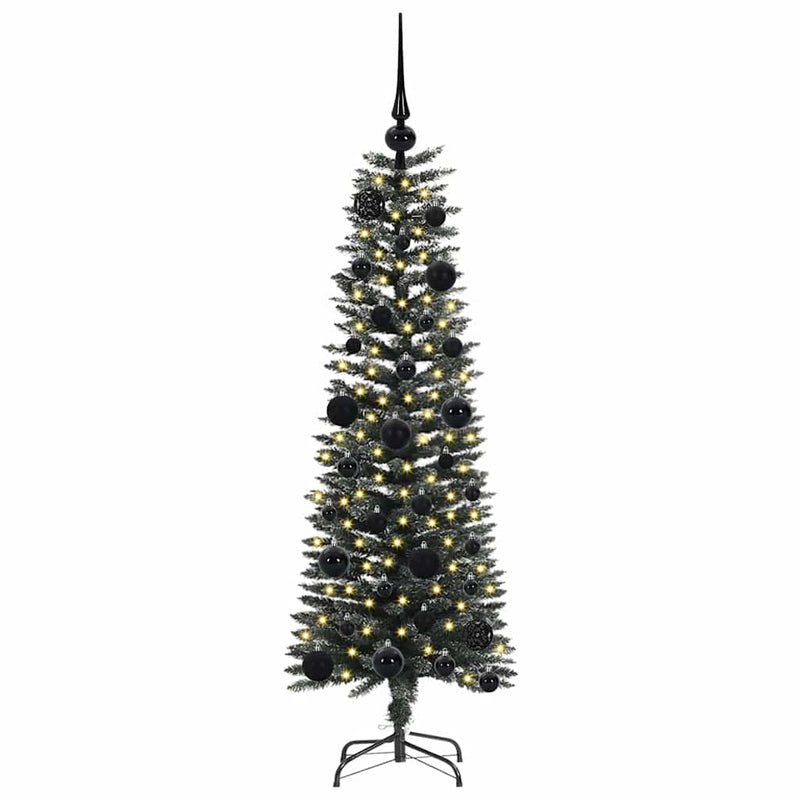 vidaXL Mű karácsonyfa Zöld 40,5 x 40,5 x 120 cm PVC és Műanyag és Acél