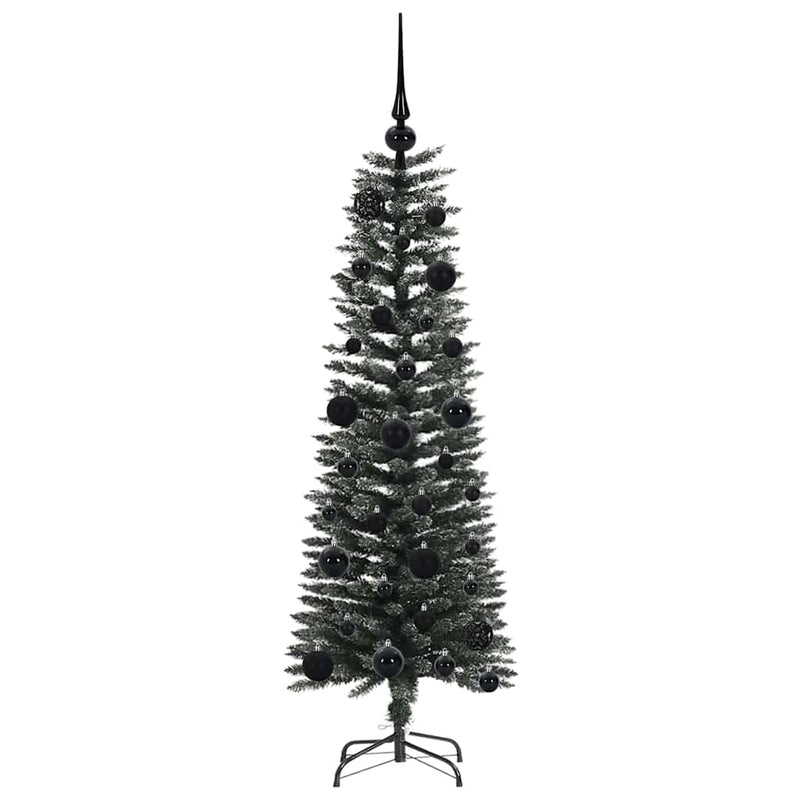 vidaXL Mű karácsonyfa Zöld 40,5 x 40,5 x 120 cm PVC és Műanyag és Acél