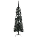vidaXL Mű karácsonyfa 150 LED-del Zöld 120 cm PVC és Műanyag és Acél