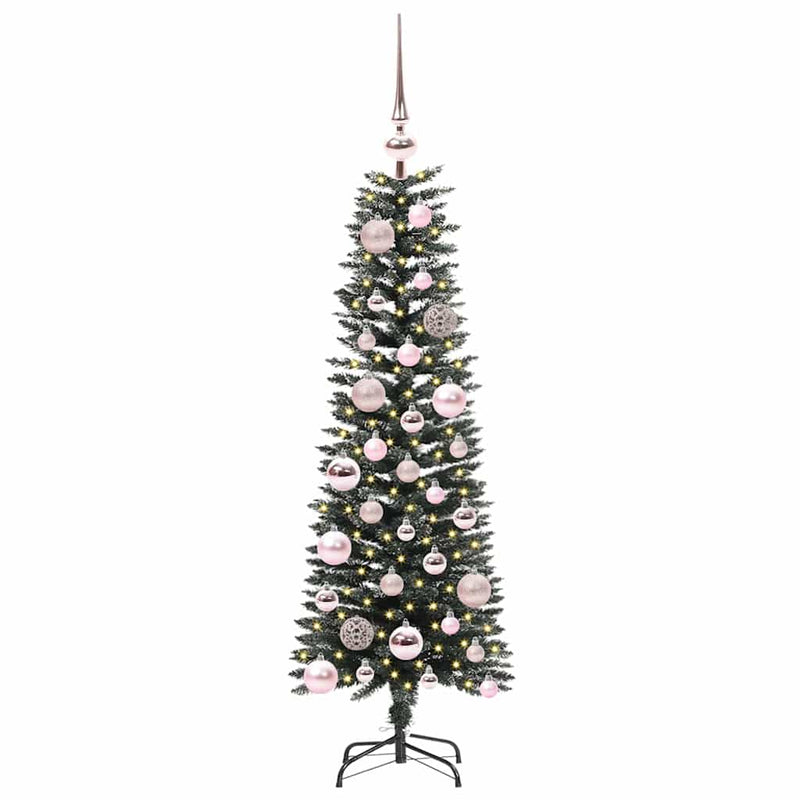 vidaXL Mű karácsonyfa Zöld 40,5 x 40,5 x 120 cm PVC és Műanyag és Acél