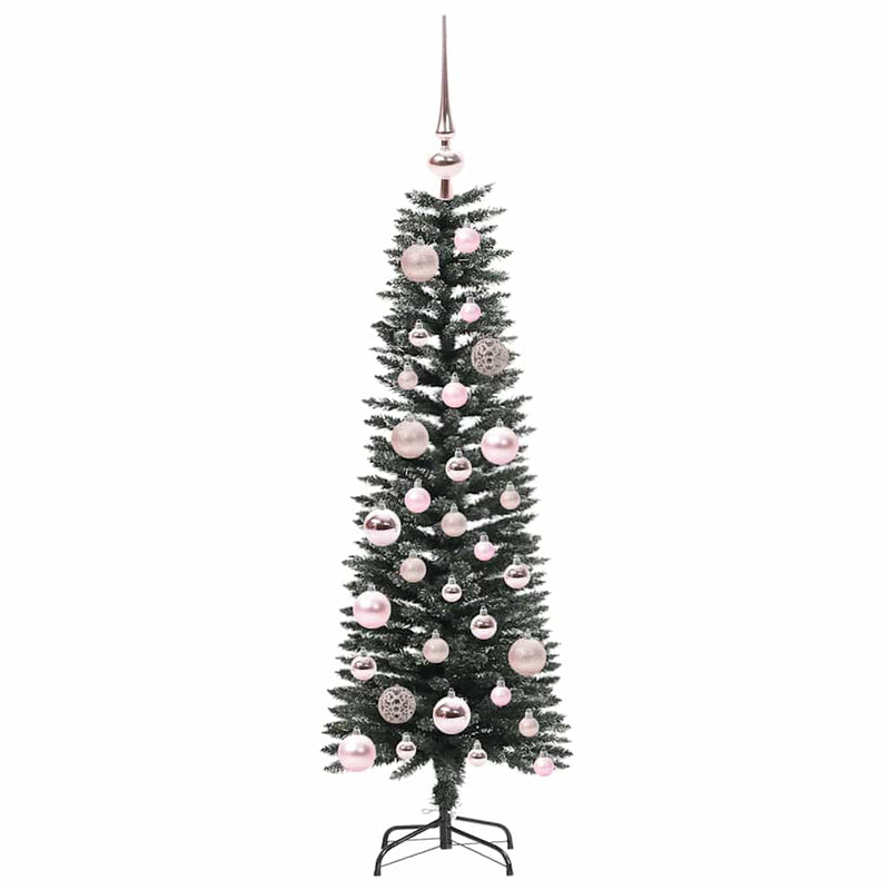 vidaXL Mű karácsonyfa Zöld 40,5 x 40,5 x 120 cm PVC és Műanyag és Acél