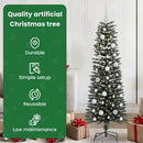 vidaXL Mű karácsonyfa 150 LED-del Zöld 120 cm PVC és Műanyag és Acél