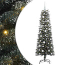 vidaXL Mű karácsonyfa 150 LED-del Zöld 120 cm PVC és Műanyag és Acél