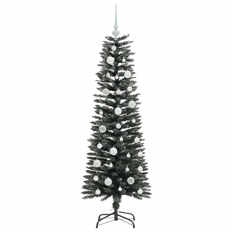 vidaXL Mű karácsonyfa Zöld 40,5 x 40,5 x 120 cm PVC és Műanyag és Acél