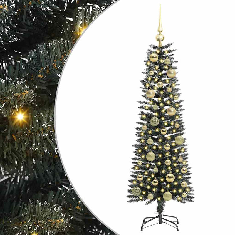 vidaXL Mű karácsonyfa Zöld 40,5 x 40,5 x 120 cm PVC és Műanyag és Acél
