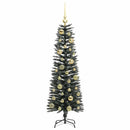 vidaXL Mű karácsonyfa 150 LED-del Zöld 120 cm PVC és Műanyag és Acél