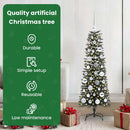 vidaXL Mű karácsonyfa 150 LED-del Zöld 120 cm PVC és Műanyag és Acél
