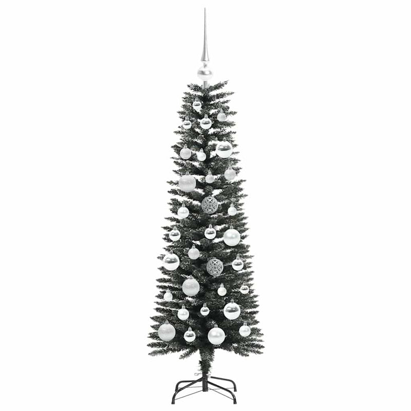 vidaXL Mű karácsonyfa Zöld 40,5 x 40,5 x 120 cm PVC és Műanyag és Acél
