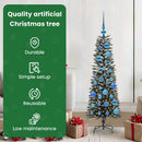 vidaXL Mű karácsonyfa 150 LED-del Zöld 120 cm PVC és Műanyag és Acél