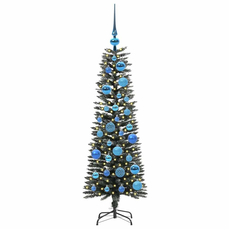 vidaXL Mű karácsonyfa Zöld 40,5 x 40,5 x 120 cm PVC és Műanyag és Acél