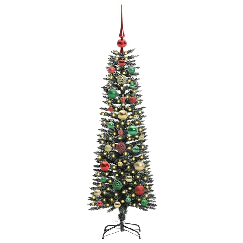 vidaXL Mű karácsonyfa Zöld 40,5 x 40,5 x 120 cm PVC és Műanyag és Acél