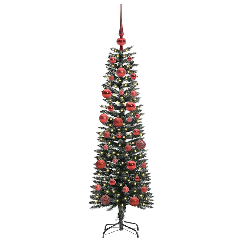 vidaXL Mű karácsonyfa Zöld 43 x 43 x 150 cm PVC és Műanyag és Acél