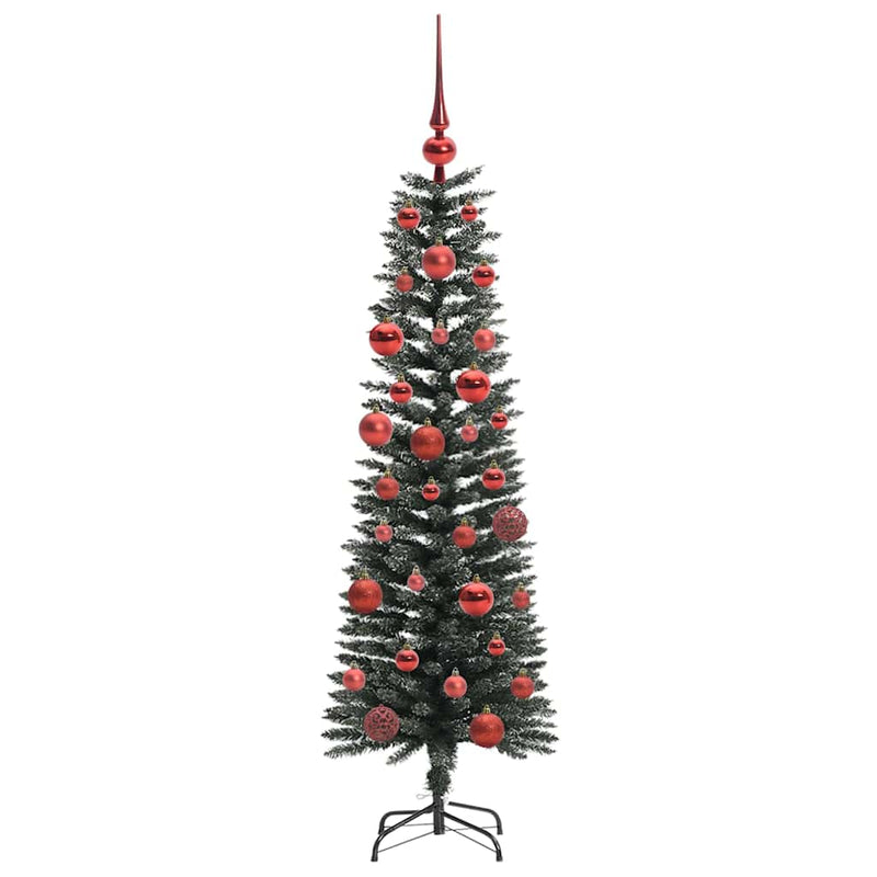 vidaXL Mű karácsonyfa Zöld 43 x 43 x 150 cm PVC és Műanyag és Acél