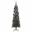 vidaXL Mű karácsonyfa 150 LED-del Zöld 150 cm PVC és Műanyag és Acél