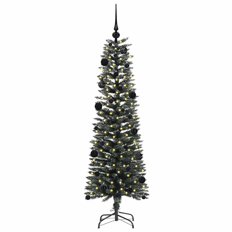 vidaXL Mű karácsonyfa Zöld 43 x 43 x 150 cm PVC és Műanyag és Acél