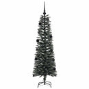 vidaXL Mű karácsonyfa 150 LED-del Zöld 150 cm PVC és Műanyag és Acél