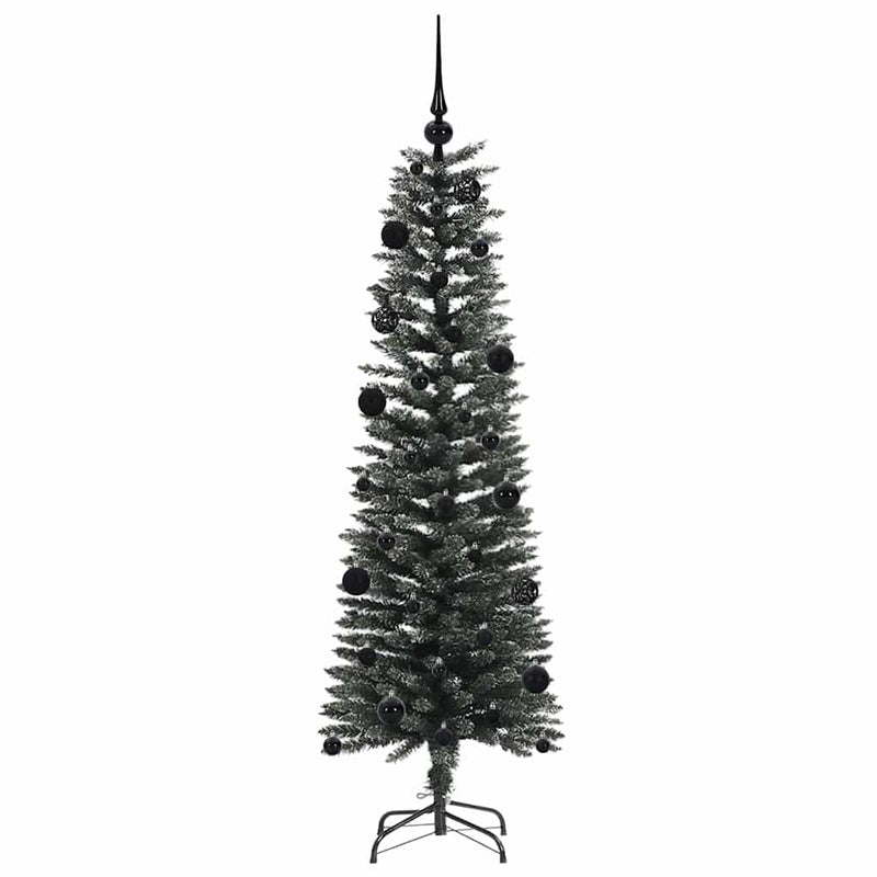 vidaXL Mű karácsonyfa Zöld 43 x 43 x 150 cm PVC és Műanyag és Acél