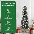 vidaXL Mű karácsonyfa 150 LED-del Zöld 150 cm PVC és Műanyag és Acél
