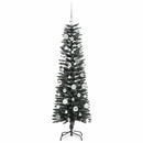 vidaXL Mű karácsonyfa 150 LED-del Zöld 150 cm PVC és Műanyag és Acél