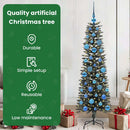 vidaXL Mű karácsonyfa 150 LED-del Zöld 150 cm PVC és Műanyag és Acél