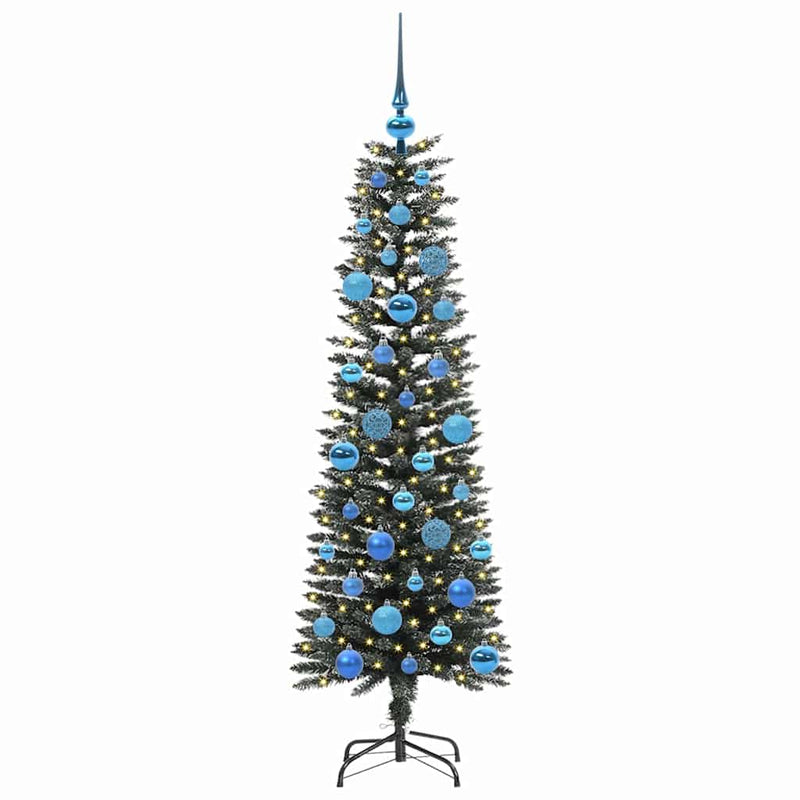 vidaXL Mű karácsonyfa Zöld 43 x 43 x 150 cm PVC és Műanyag és Acél