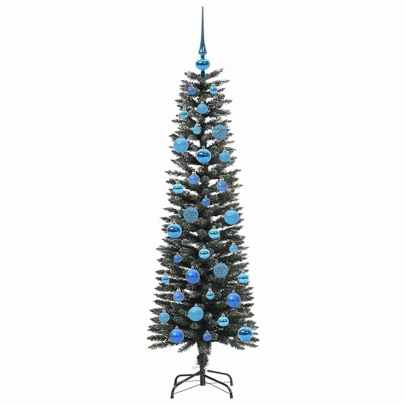 vidaXL Mű karácsonyfa Zöld 43 x 43 x 150 cm PVC és Műanyag és Acél