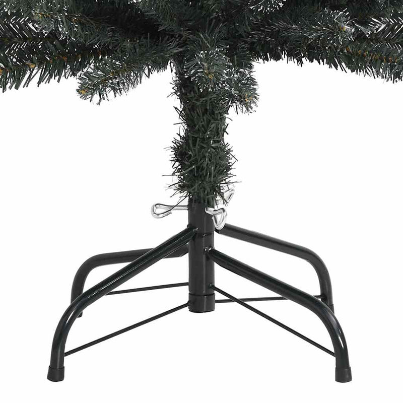 vidaXL Mű karácsonyfa Zöld 50.5 x 50.5 x 180 cm PVC és Műanyag és Acél