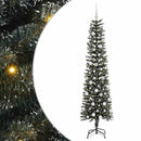 vidaXL Mű karácsonyfa 300 LED-del Zöld 180 cm PVC és Műanyag és Acél