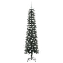 vidaXL Mű karácsonyfa 300 LED-del Zöld 180 cm PVC és Műanyag és Acél