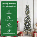 vidaXL Mű karácsonyfa 300 LED-del Zöld 180 cm PVC és Műanyag és Acél