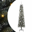 vidaXL Mű karácsonyfa 300 LED-del Zöld 180 cm PVC és Műanyag és Acél