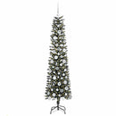 vidaXL Mű karácsonyfa 300 LED-del Zöld 180 cm PVC és Műanyag és Acél