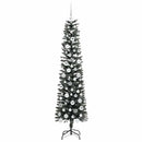 vidaXL Mű karácsonyfa 300 LED-del Zöld 180 cm PVC és Műanyag és Acél