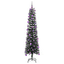 vidaXL Mű karácsonyfa 300 LED-del Zöld 180 cm PVC és Műanyag és Acél