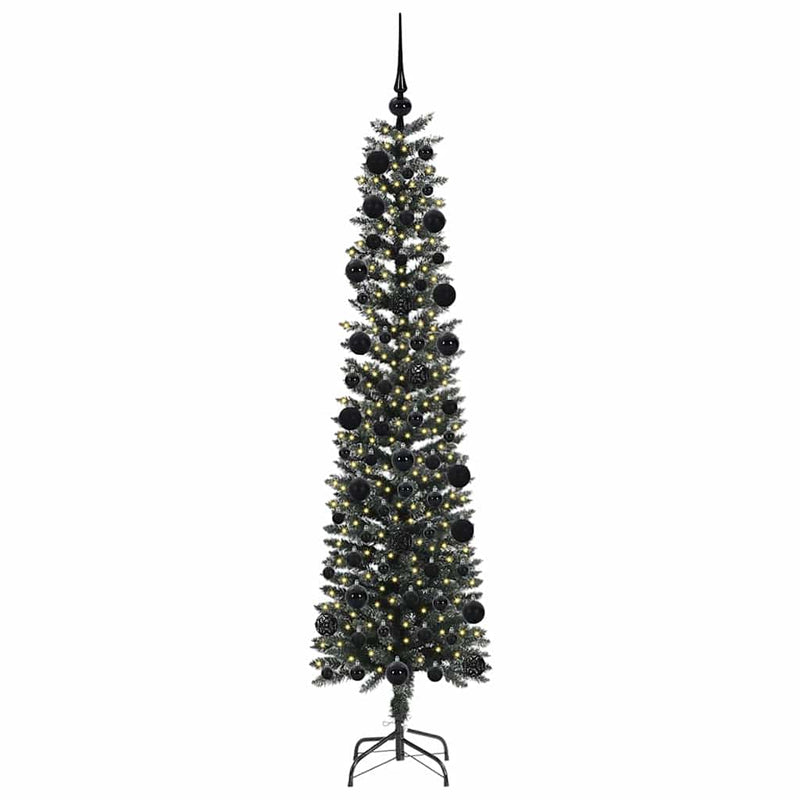 vidaXL Mű karácsonyfa Zöld 58 x 58 x 210 cm PVC és Műanyag és Acél