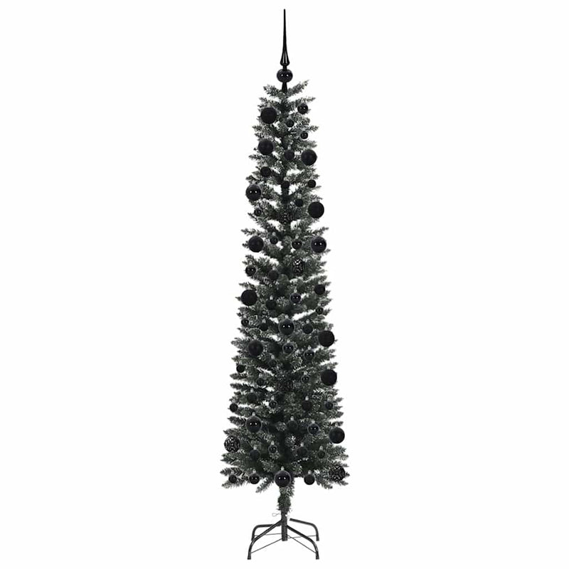 vidaXL Mű karácsonyfa Zöld 58 x 58 x 210 cm PVC és Műanyag és Acél