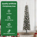 vidaXL Mű karácsonyfa 300 LED-del Zöld 210 cm PVC és Műanyag és Acél