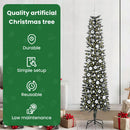 vidaXL Mű karácsonyfa 300 LED-del Zöld 210 cm PVC és Műanyag és Acél