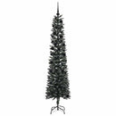vidaXL Mű karácsonyfa 300 LED-del Zöld 240 cm PVC és Műanyag és Acél
